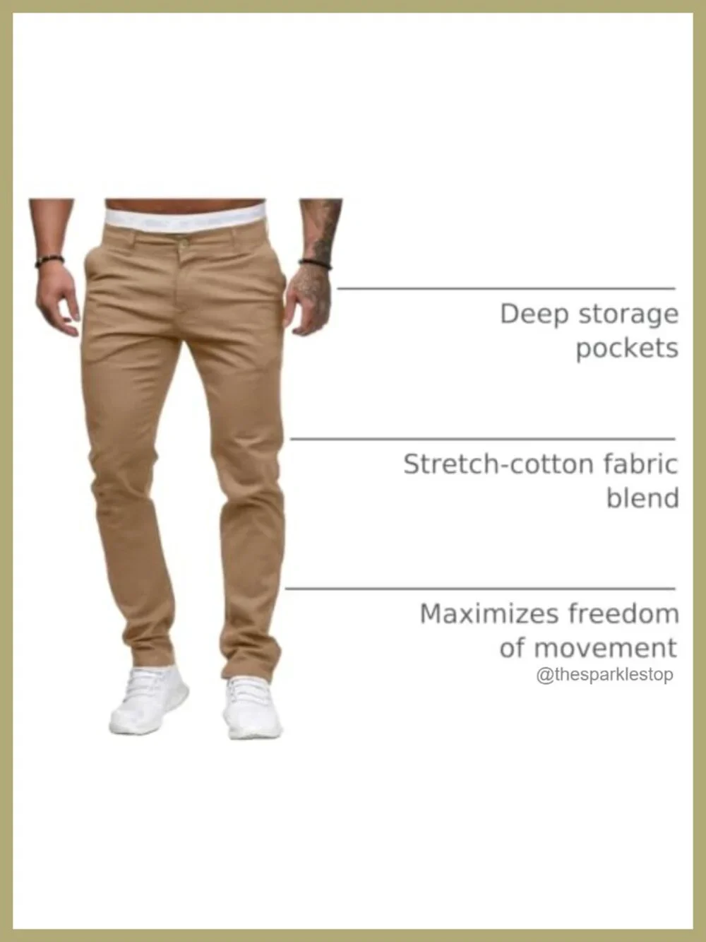 Men's Skinny Stretch Jeans Casual Denim Pants
